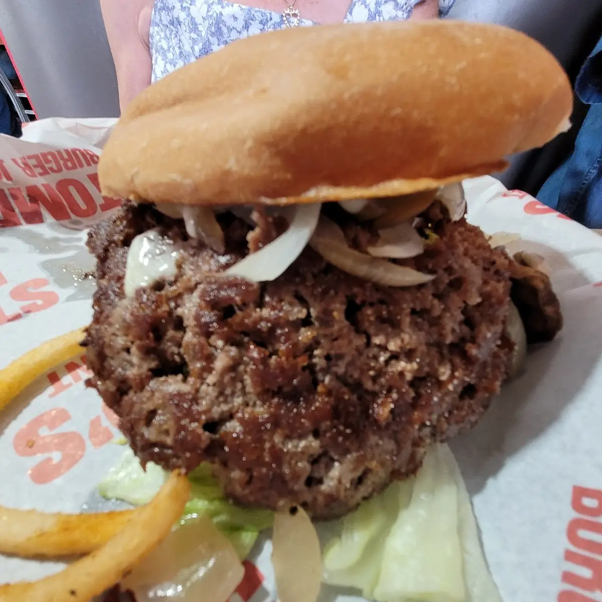 Mushroom Swiss Burger