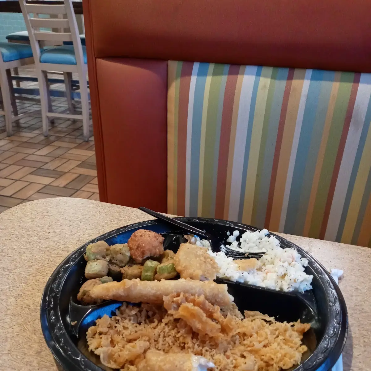 Battered Fish with OCRA and Cole Slaw