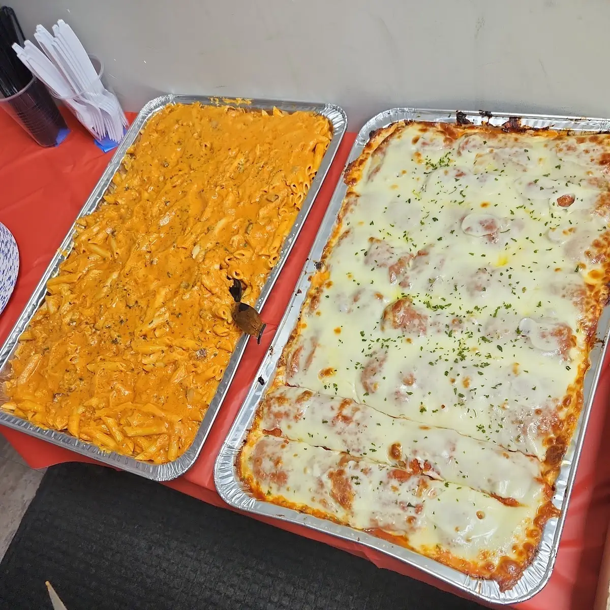 Penne Ala Vodka & Eggplant Rollatini
