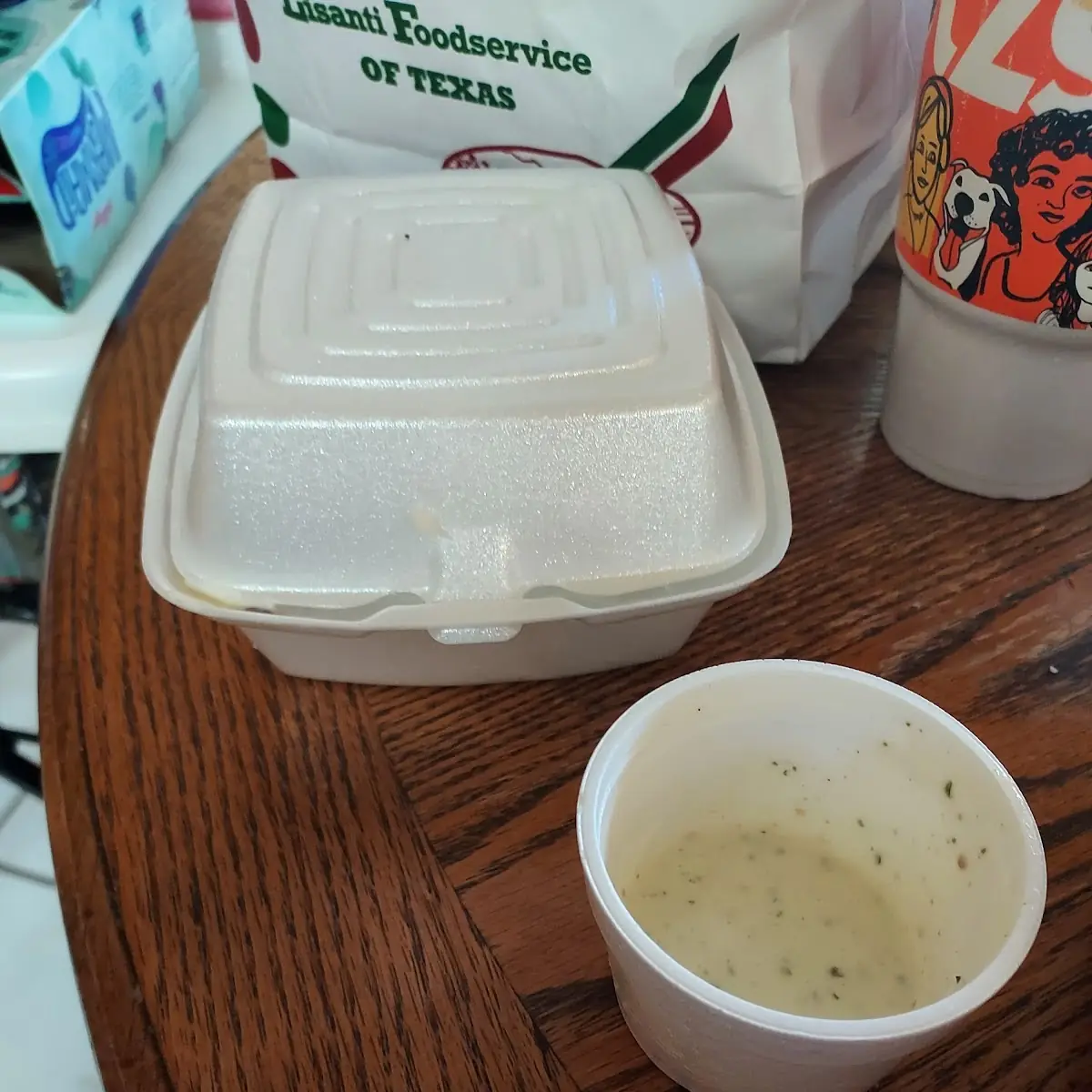 Side Salad with Ranch Dressing