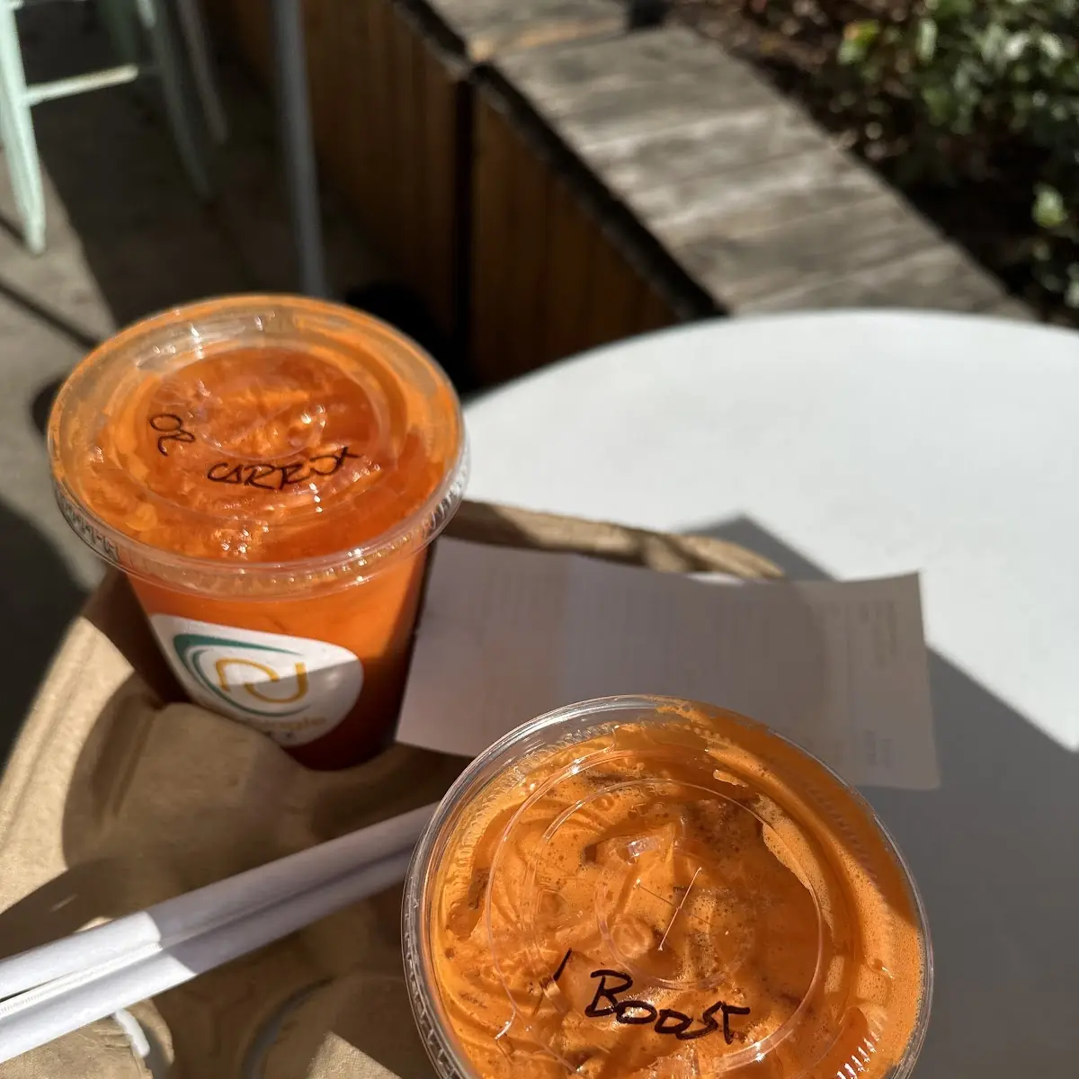 Immune Boost & Orange Carrot Juice