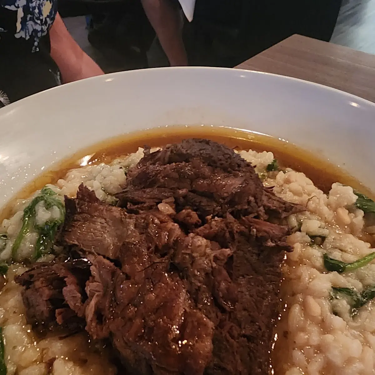 Short Rib and Mushroom Risotto