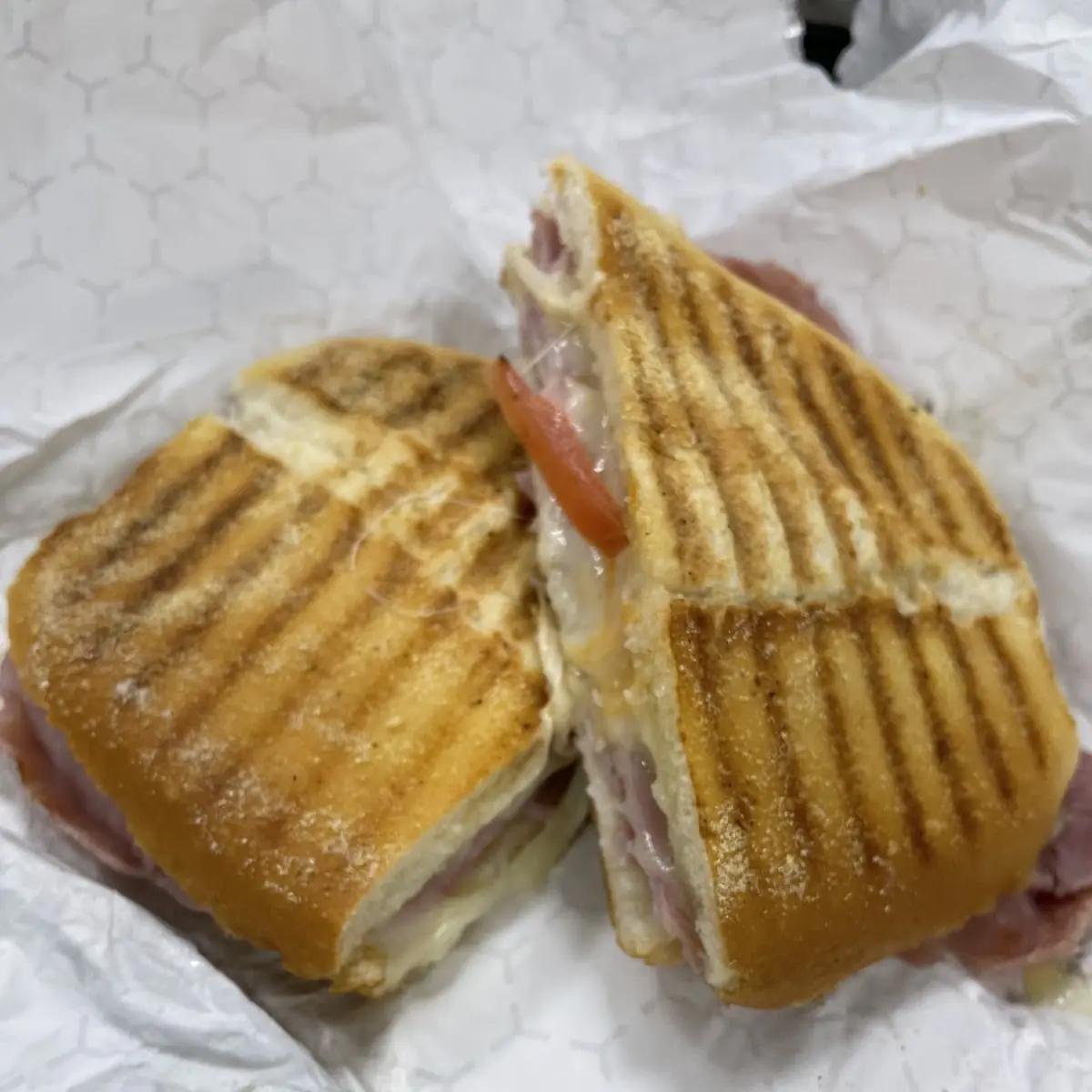 Ham Swiss Cheese Panini