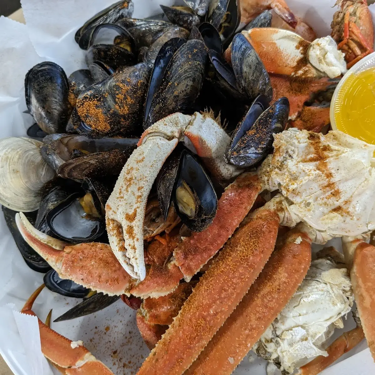 Extra Old Bay on Snow Crab Legs