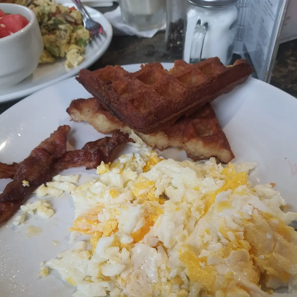Eggs Bacon & Waffles