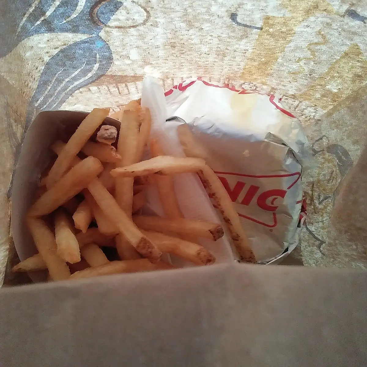 Burger and Fries
