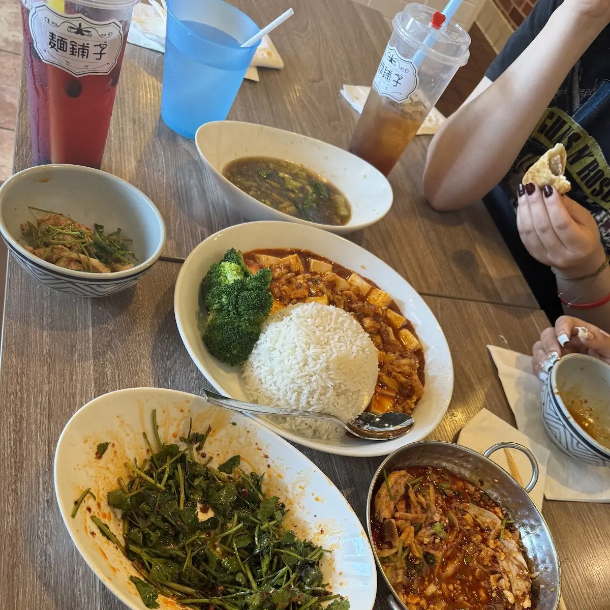 Chicken with Chili Sauce Cold Cucumber & Mapo Tofu