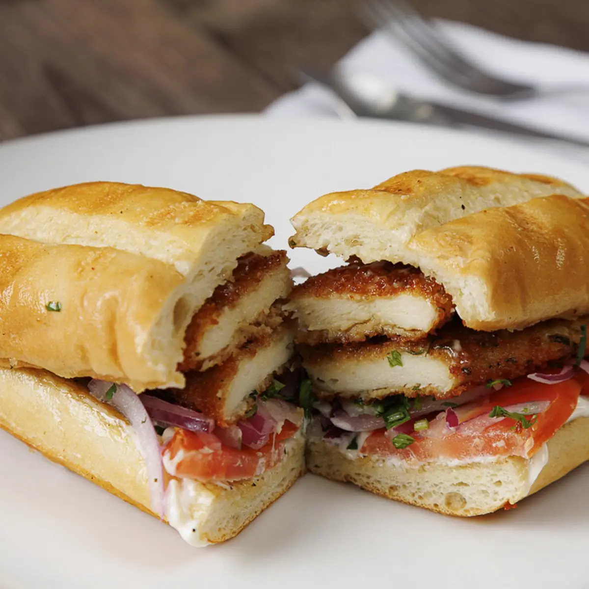 Chicken Milanesa Sandwich