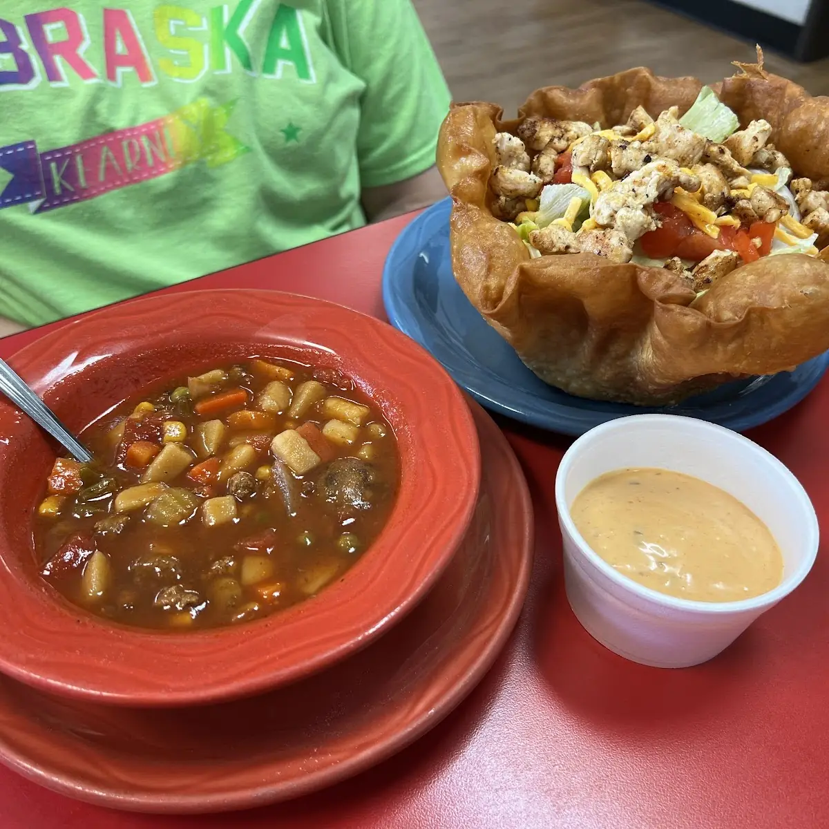 Beef Soup & Cornbread