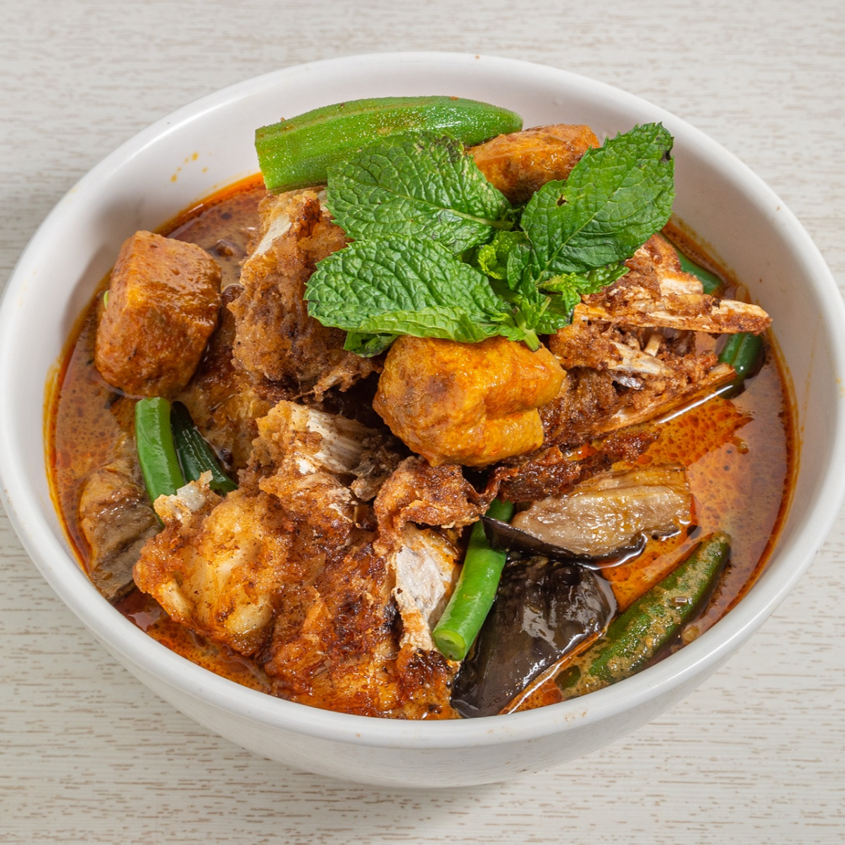 Fish Head Curry Laksa, Straits Cafe Malaysian Restaurant