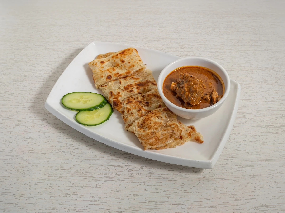 Roti and Curry, Straits Cafe Malaysian Restaurant