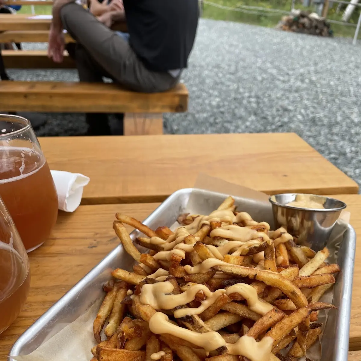 Knee Deep Cheddar Fries