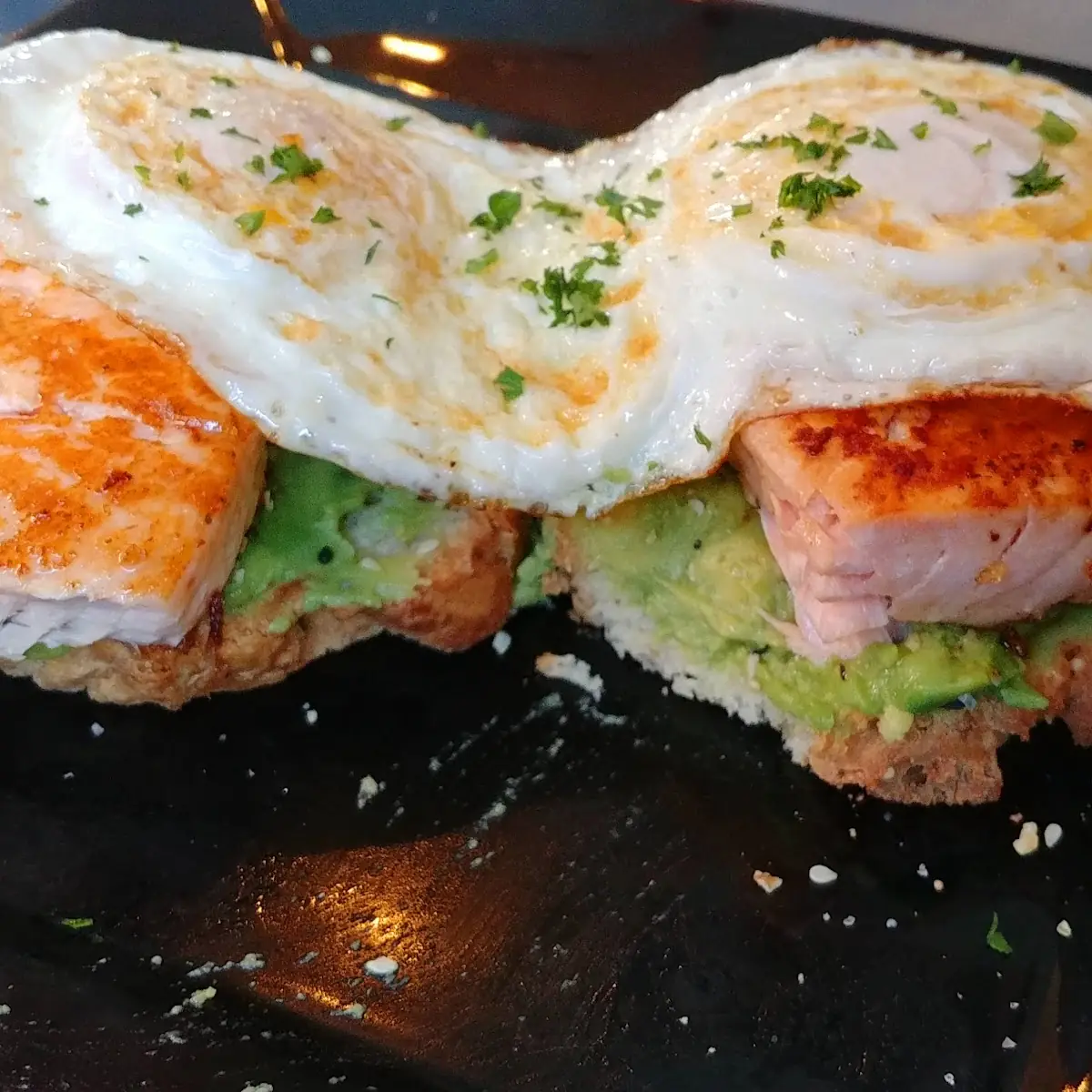 Salmon Eggs Benedict Gluten Free