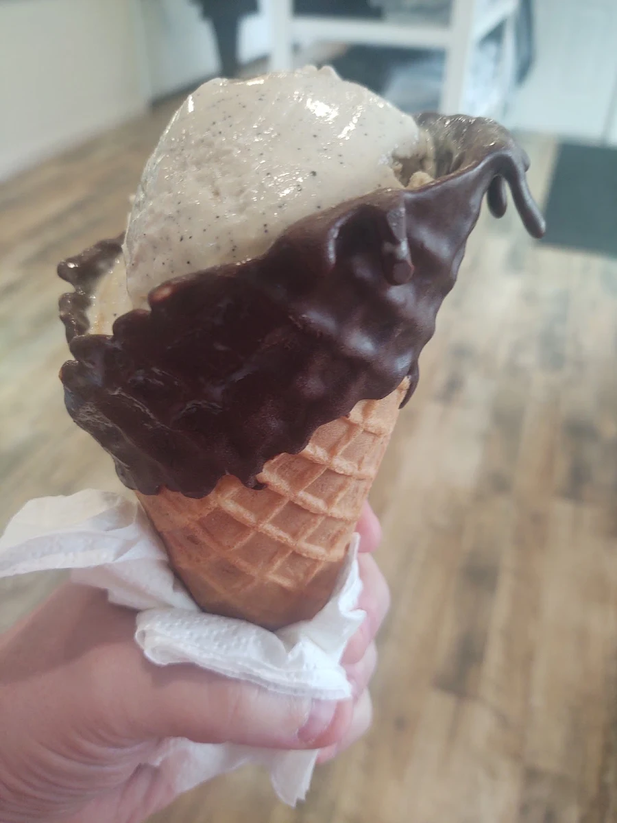 Chocolate Dipped Waffle Cone