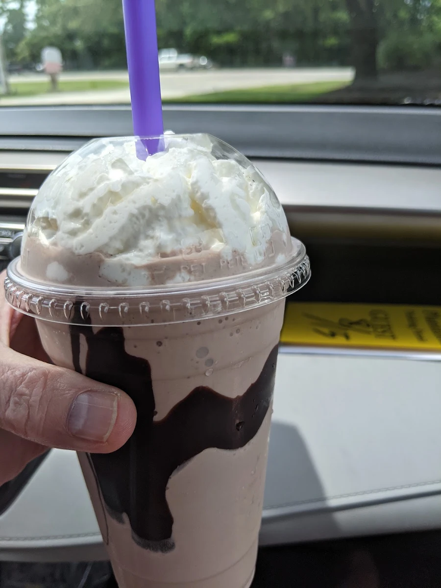 Chocolate Shake with Whipped Cream