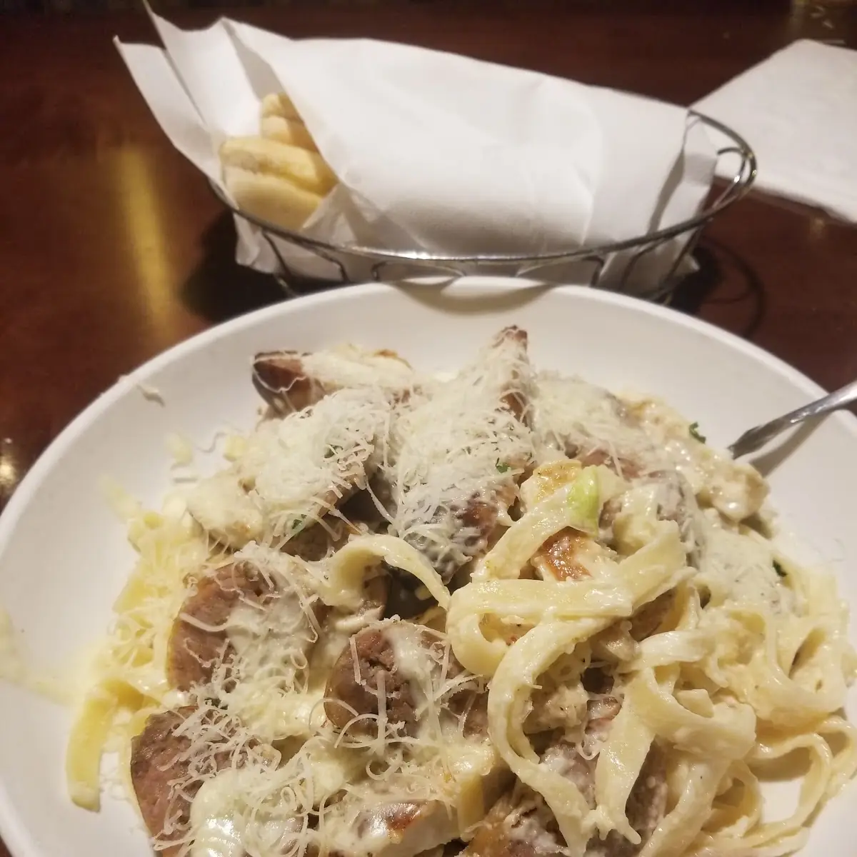 Steak Gorgonzola Alfredo