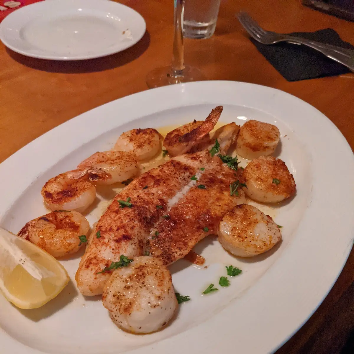 Broiled Seafood Combo
