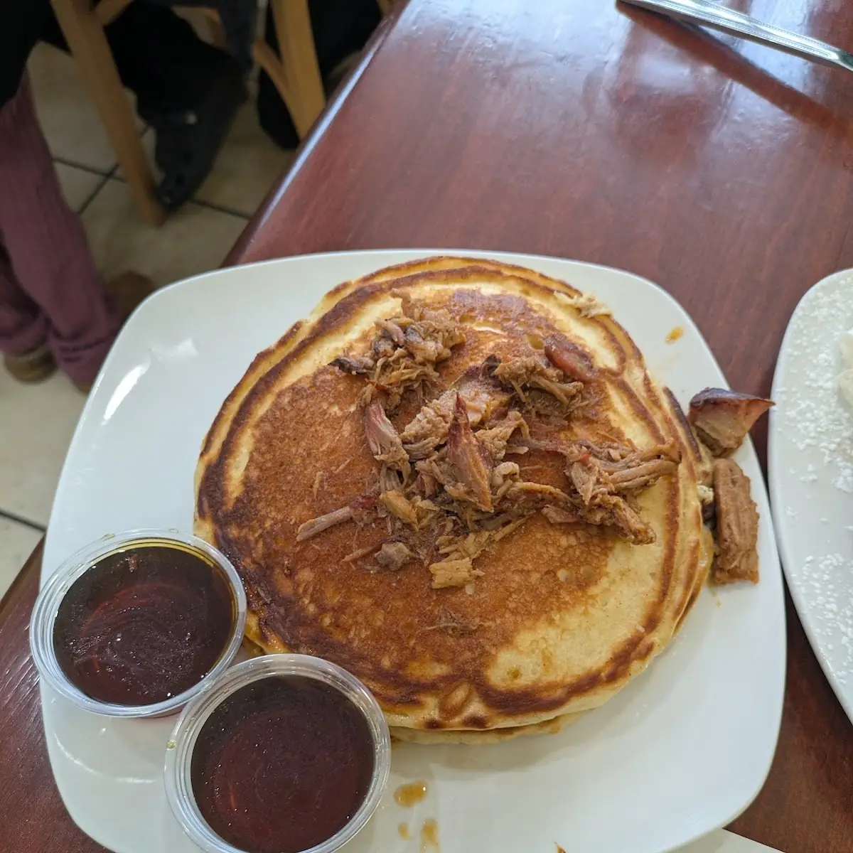 Pulled Pork Pancakes