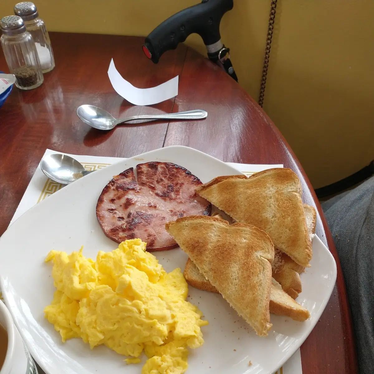 Scrambled Eggs Breakfast Ham