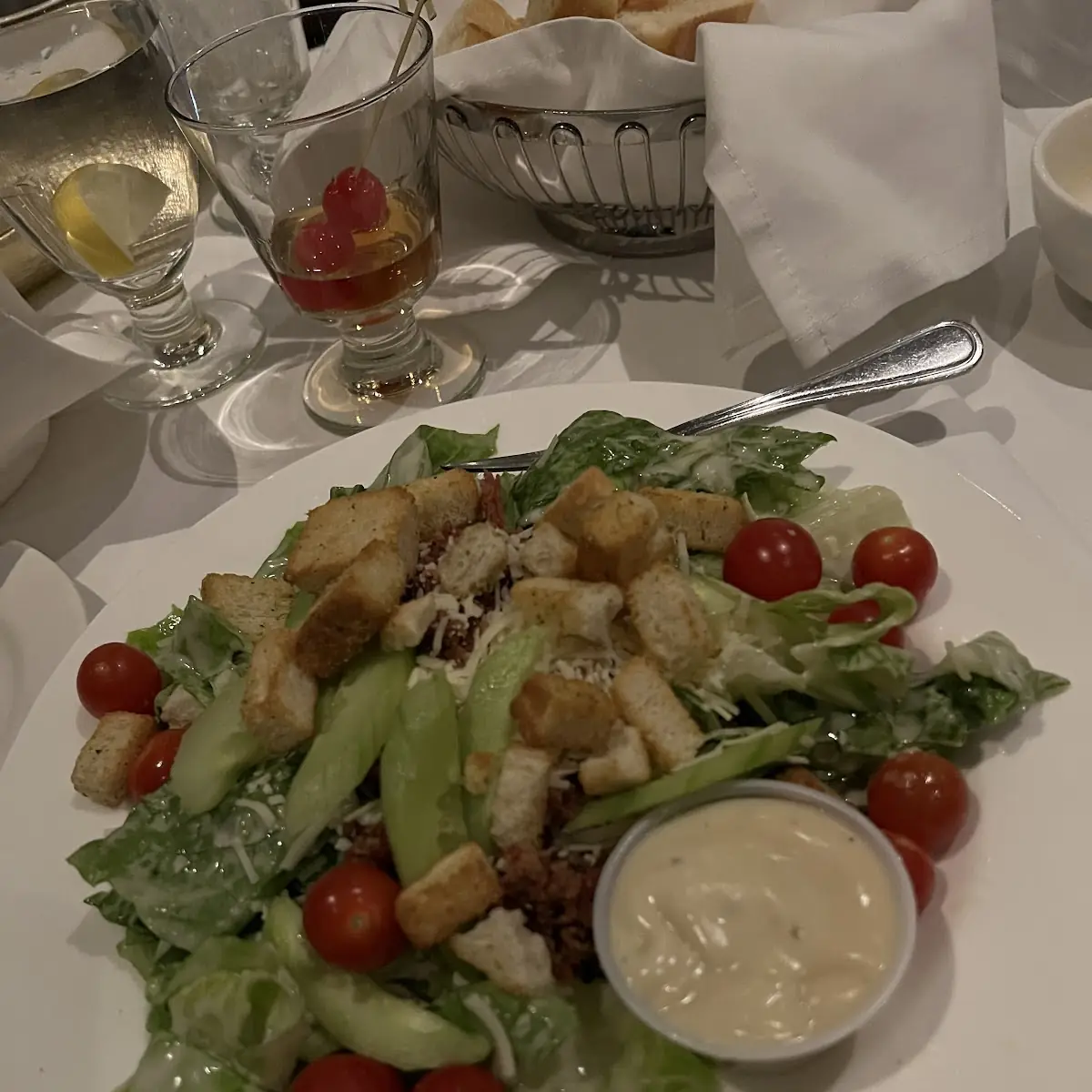 Caesar Salad, Skylon Tower Revolving Dining Room