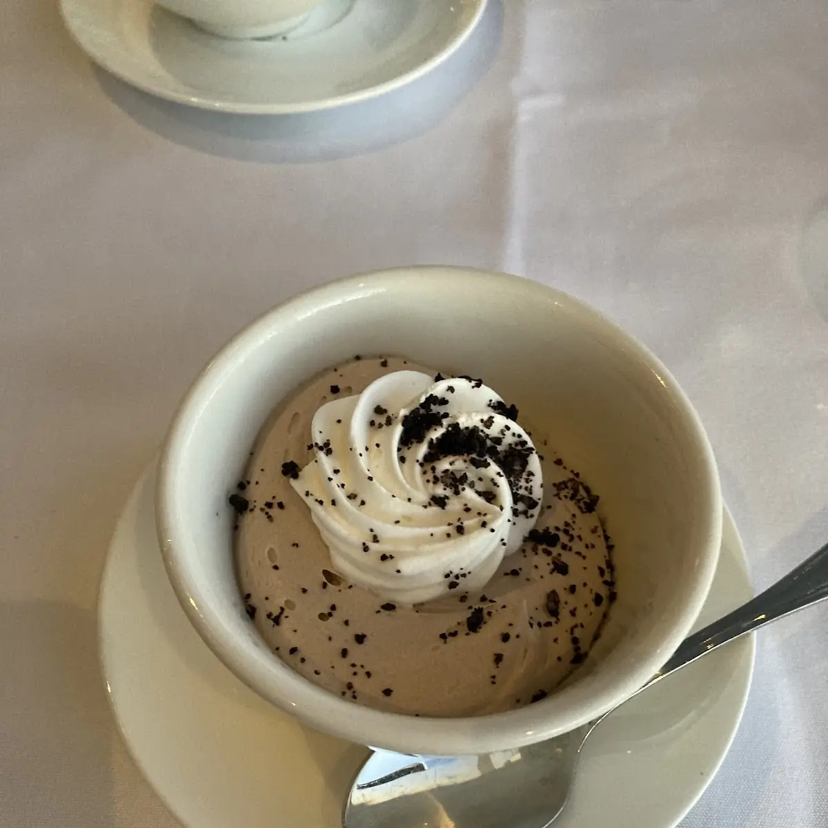 Chocolate Mousse Chantilly, Skylon Tower Revolving Dining Room