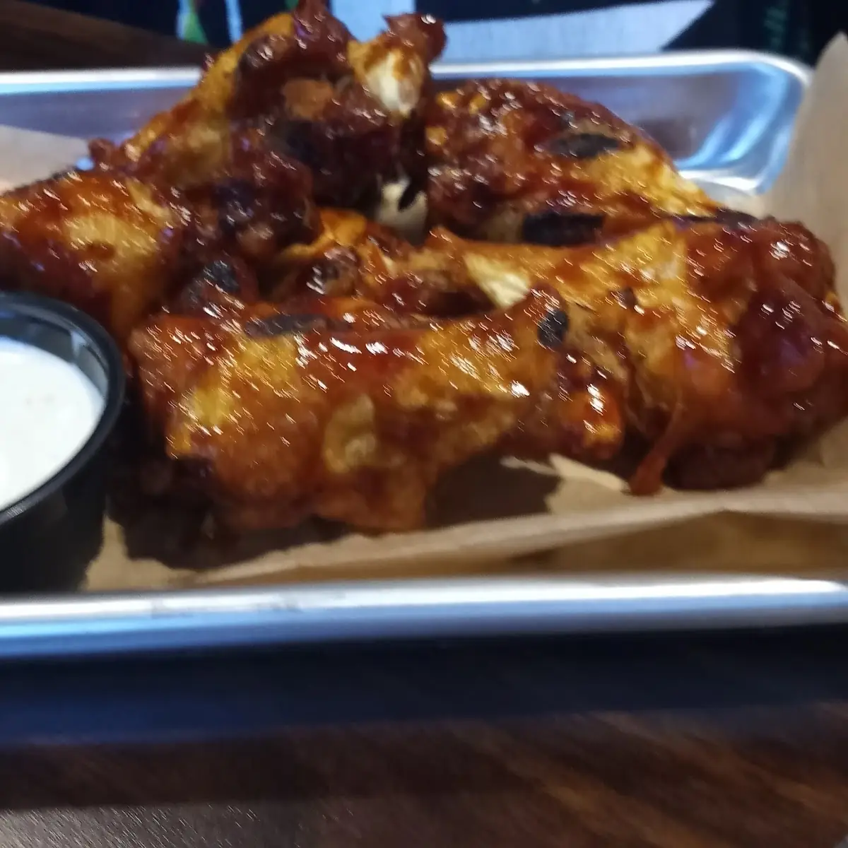 Bourbon BBQ Grilled Wings