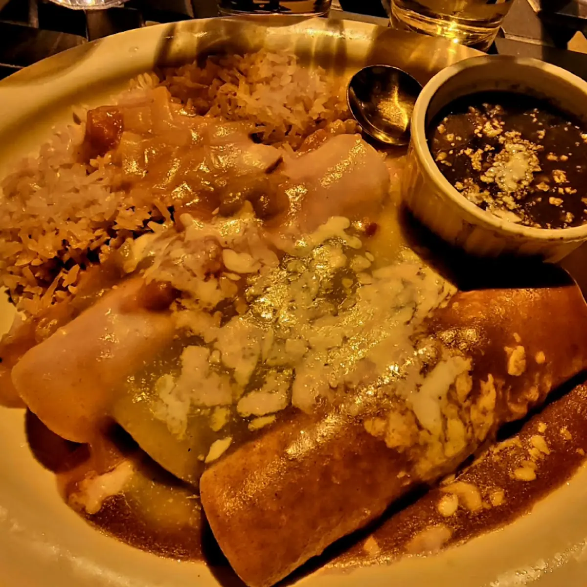 Tres Enchilada Plate
