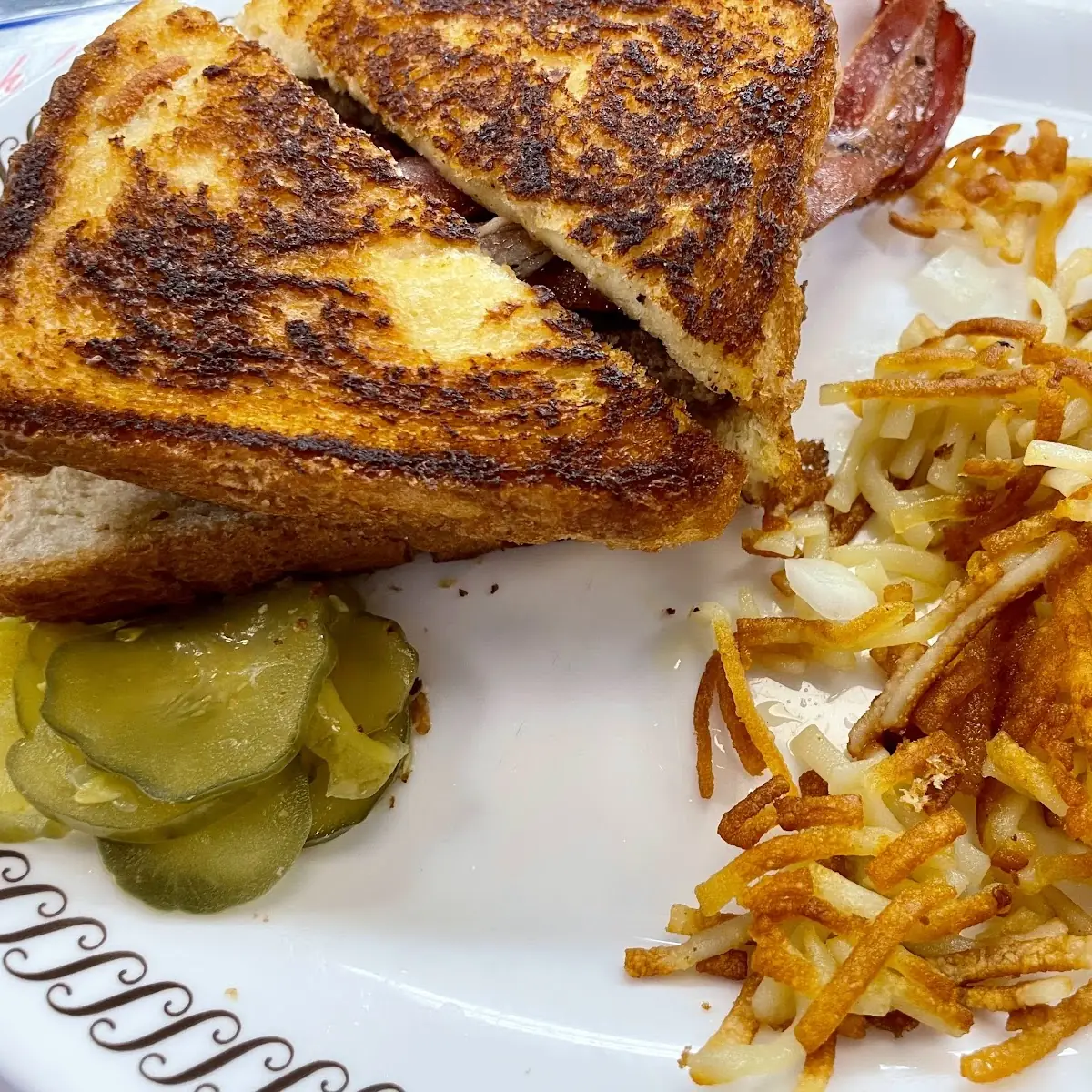 Hash Browns and Texas Melt