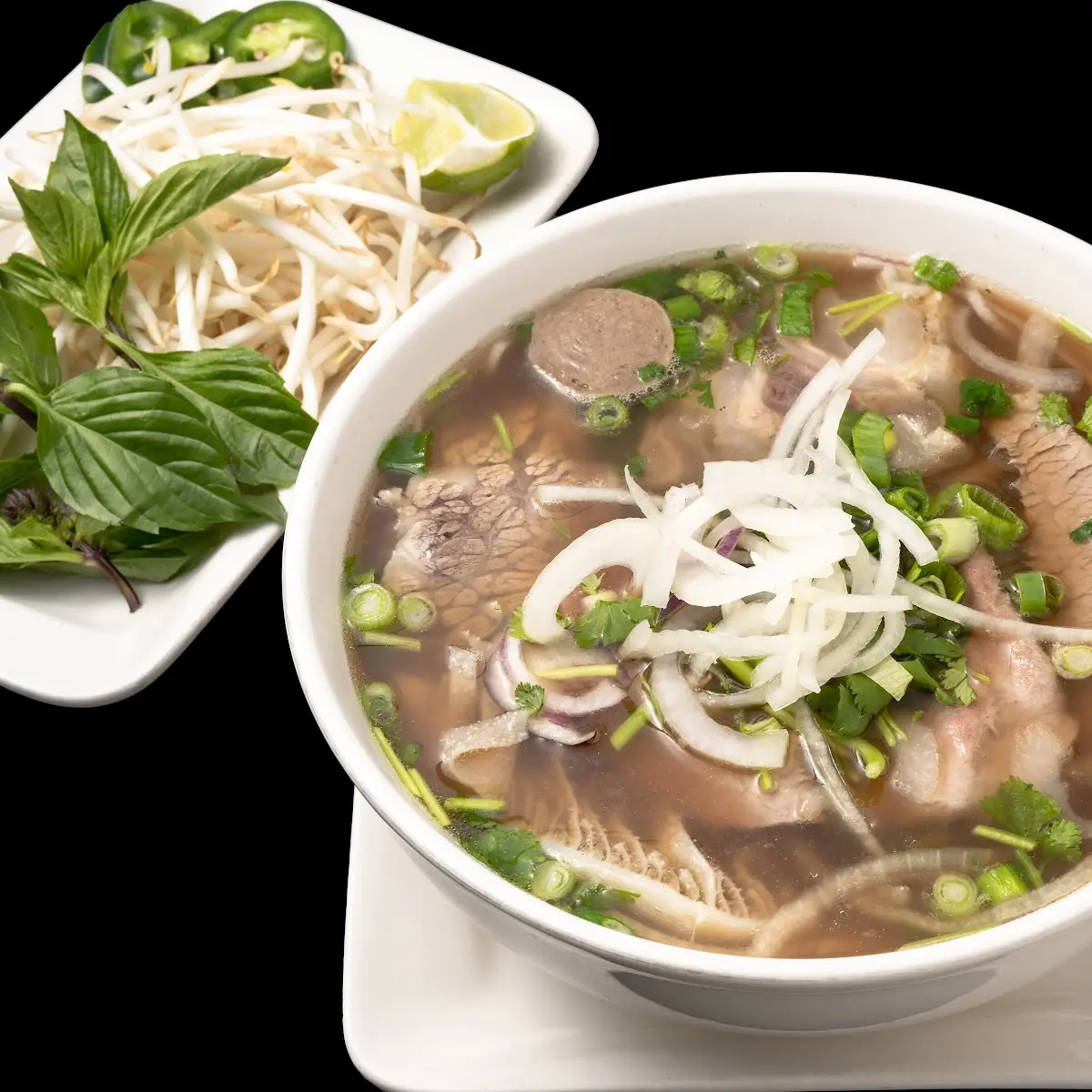 Beef Pho with Bean Sprouts
