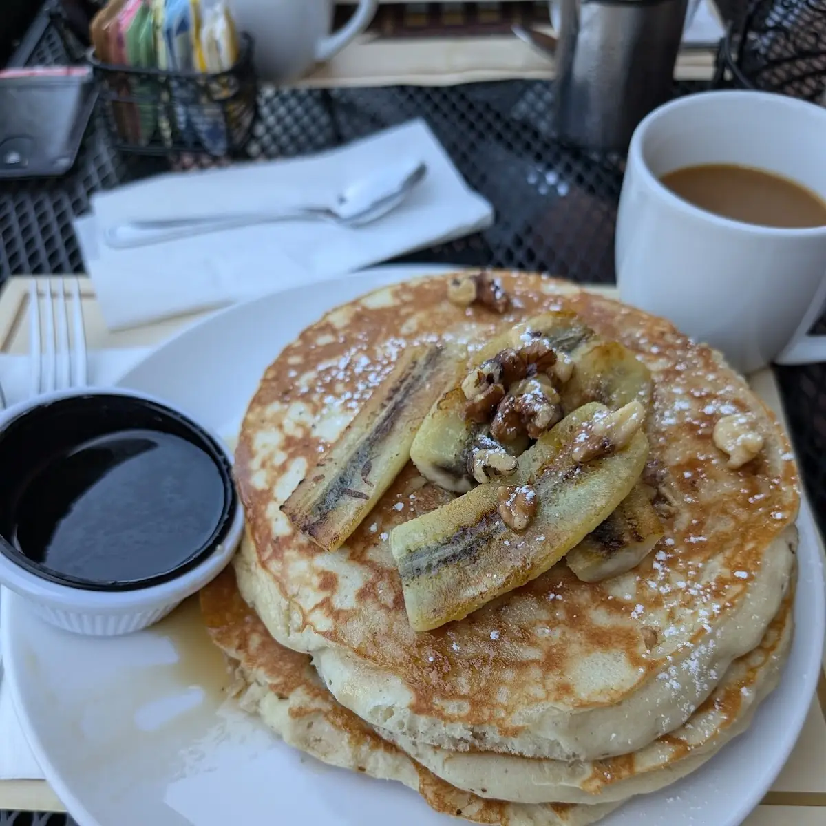 Bananas Foster Pancakes