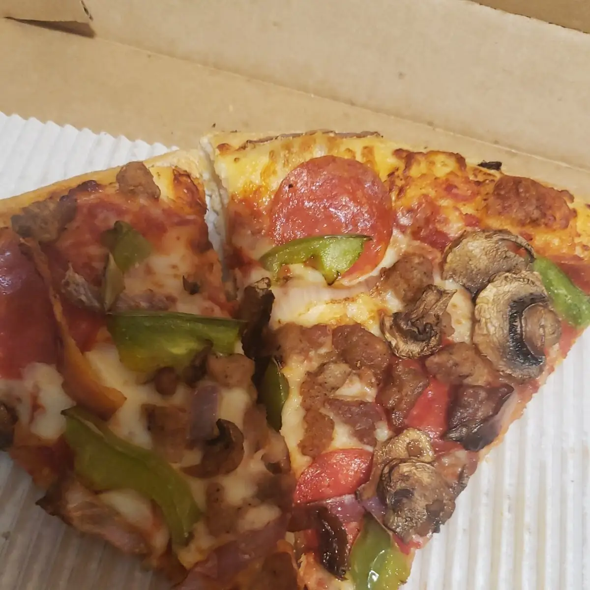 Thin Crust Supreme Pizza
