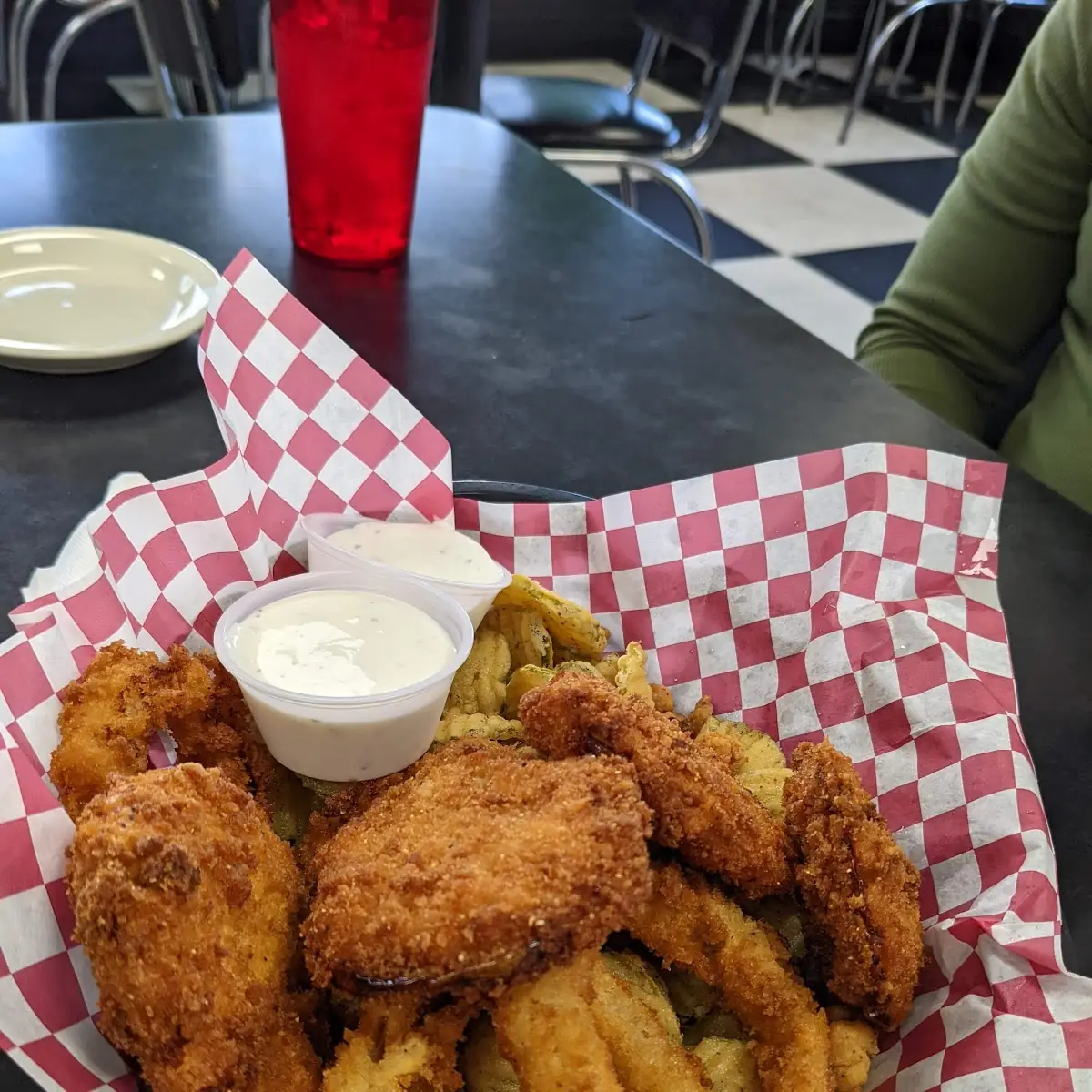 Fried Green Tomatoes Fried Pickles Onion Rings