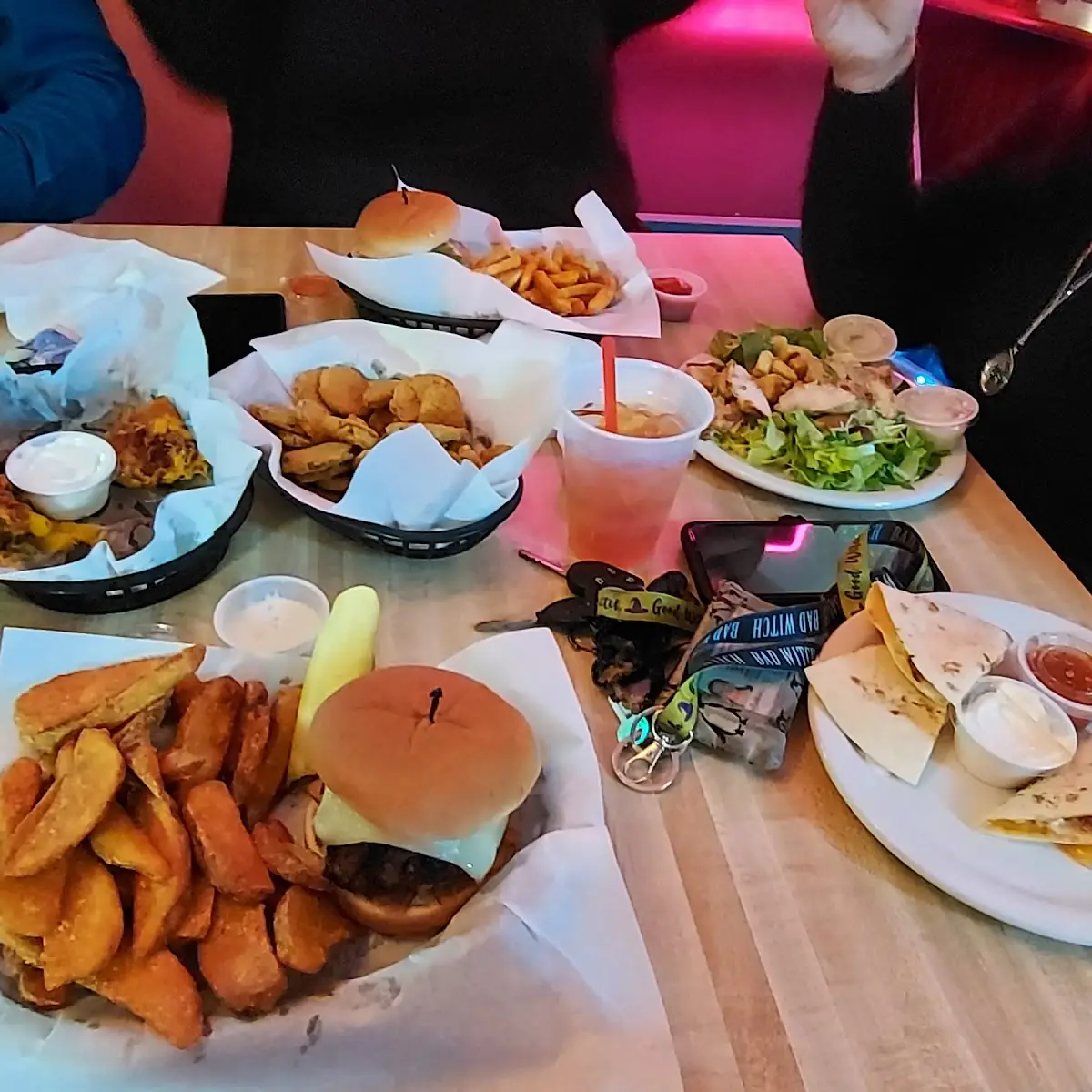 Burning Burger and Fries