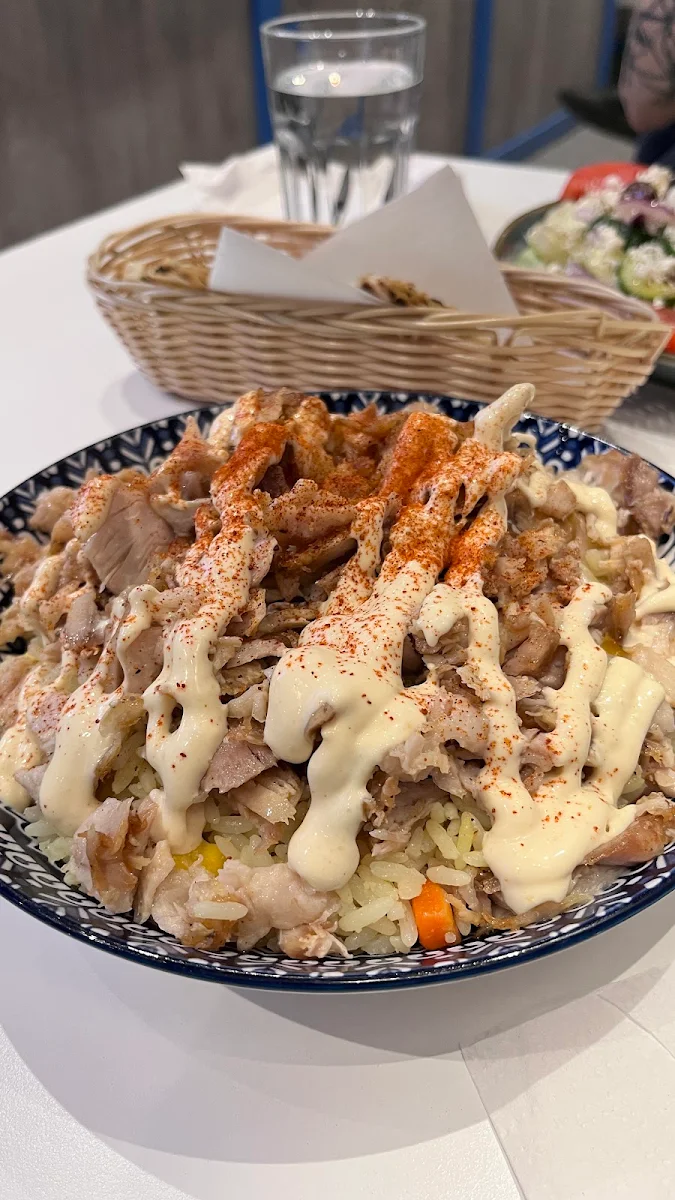 Chicken Gyro on Rice, Souvlaki Express