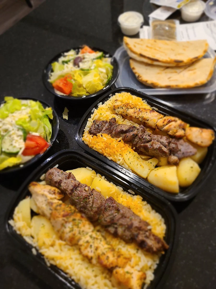 Chicken Souvlaki Dinner, Souvlaki Express