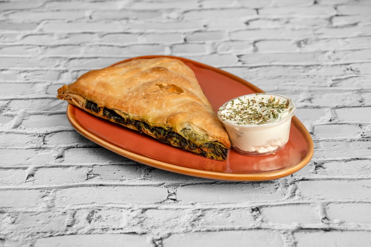 Spinach Pie Plate - Large, Souvlaki Express