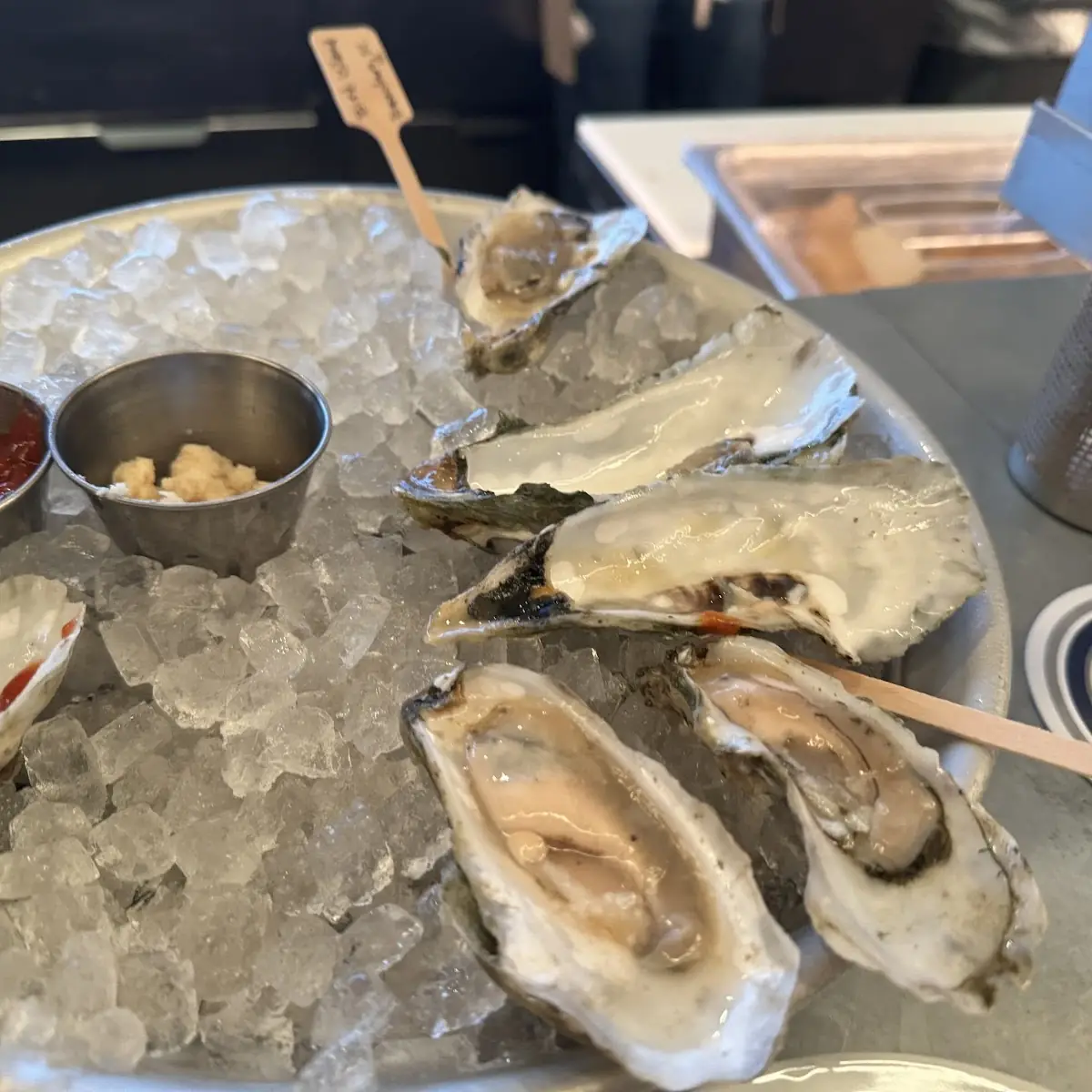 Chilled Oysters on the Half Shell Half Dozen Dozen