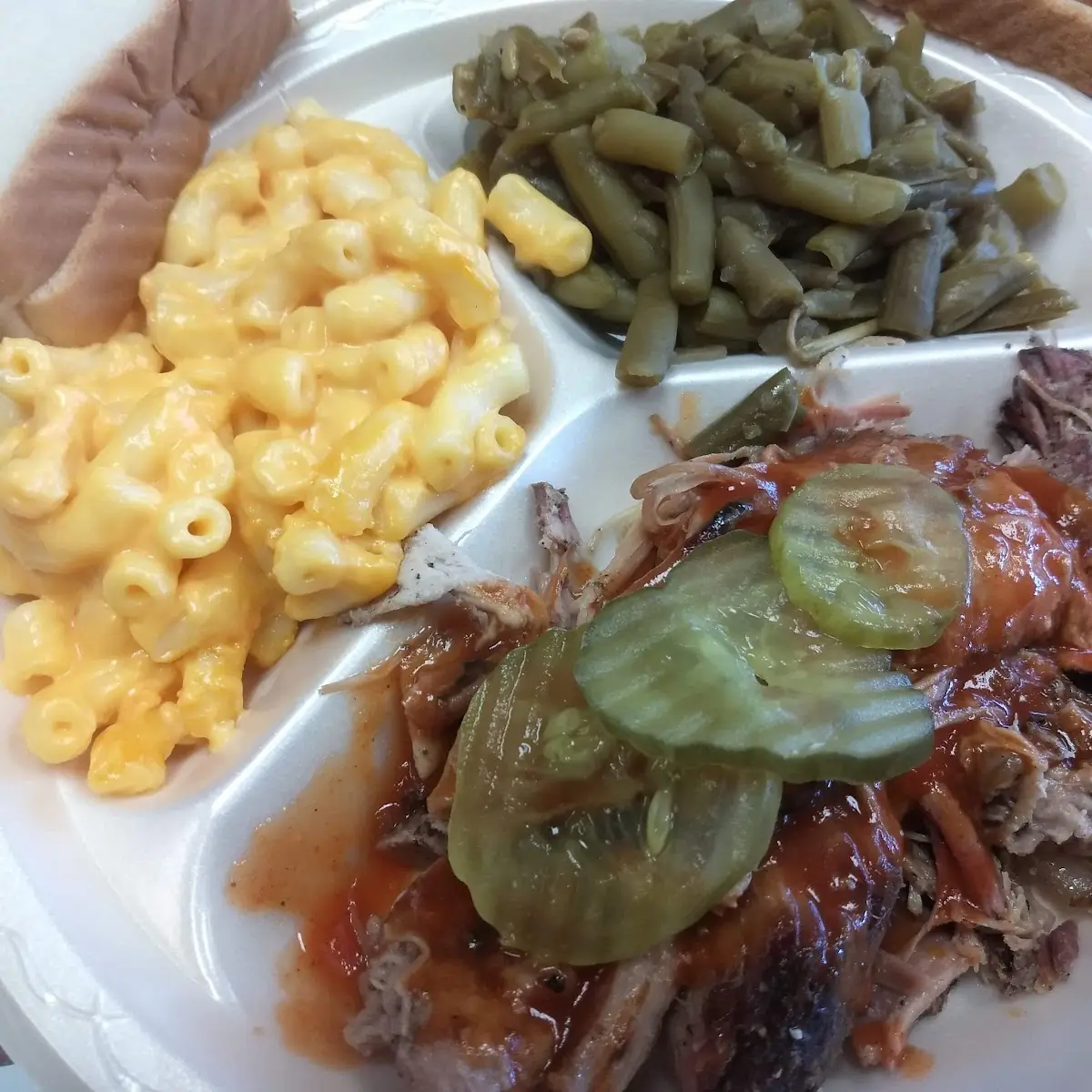 Mac and Cheese and Green Beans