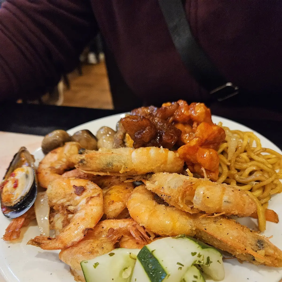 Mixed Plate from Buffet