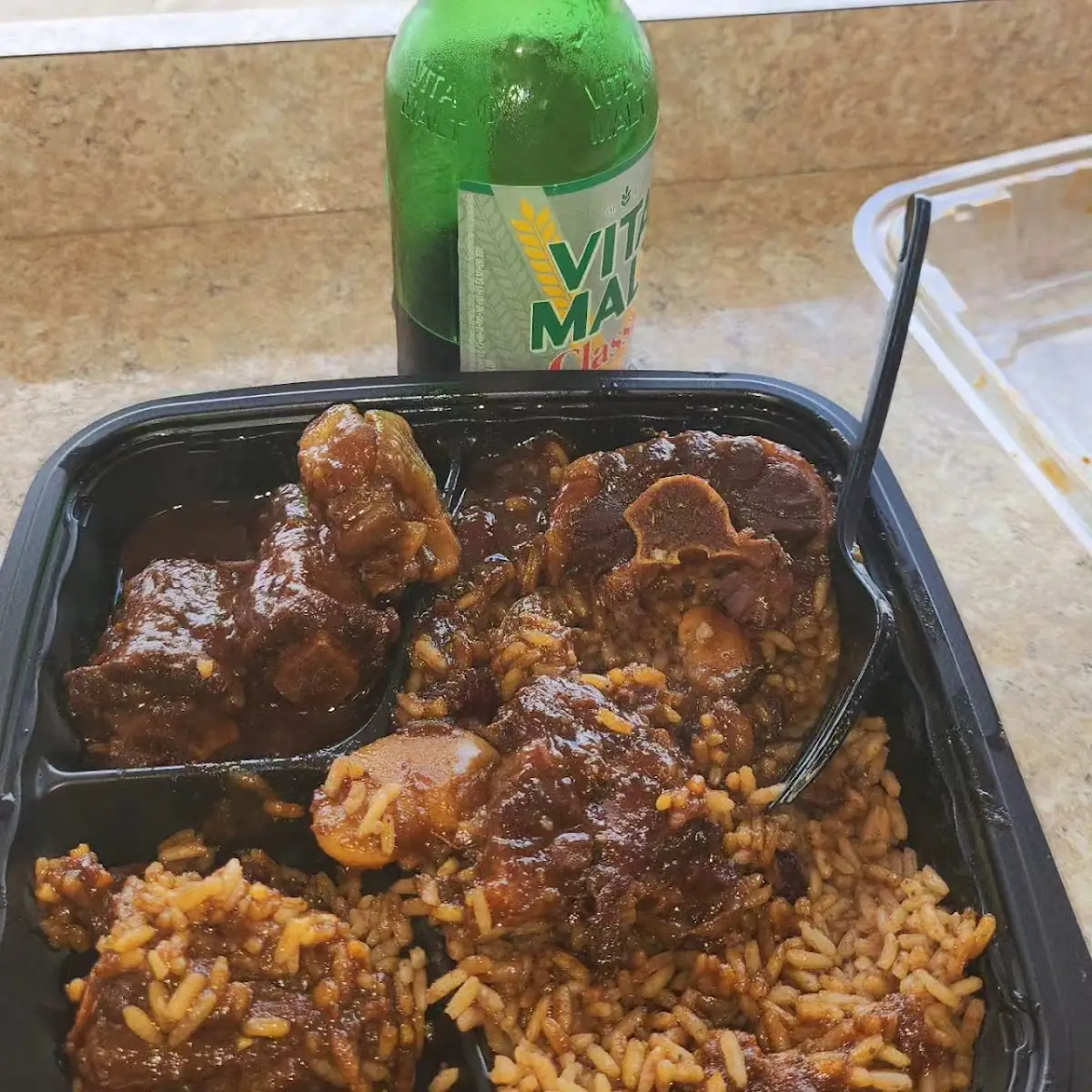 Lunch Special Brown Stew Chicken