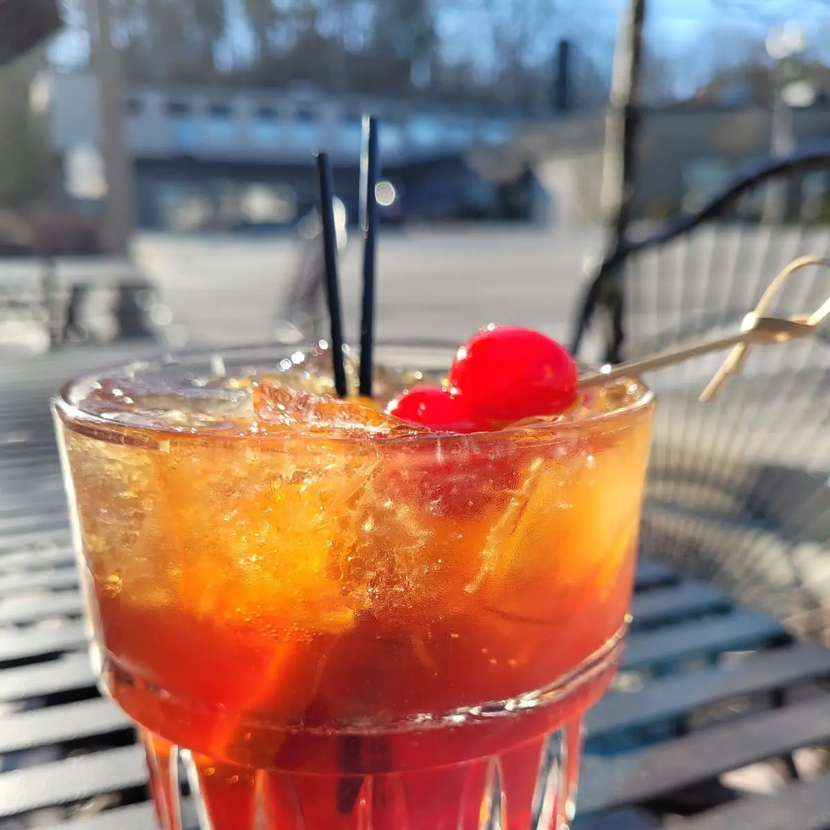 Black Cherry Old Fashioned Cocktail