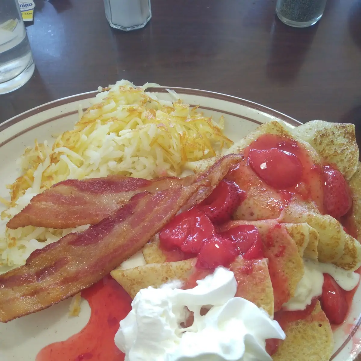 Hash Browns and Bacon