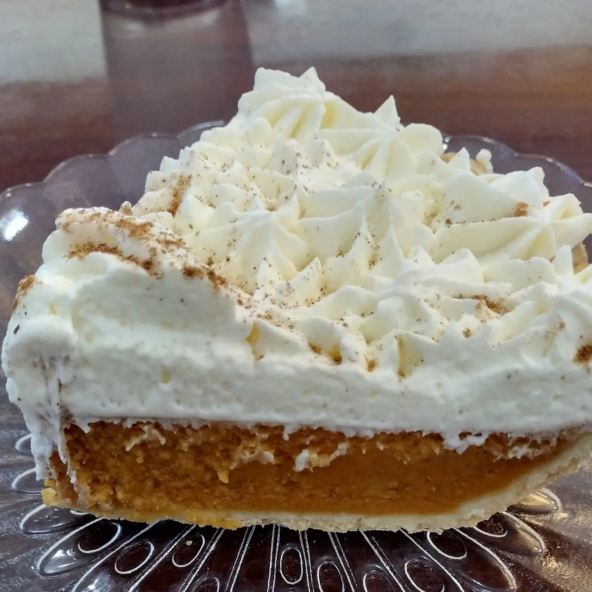 Pumpkin Pie with Whip