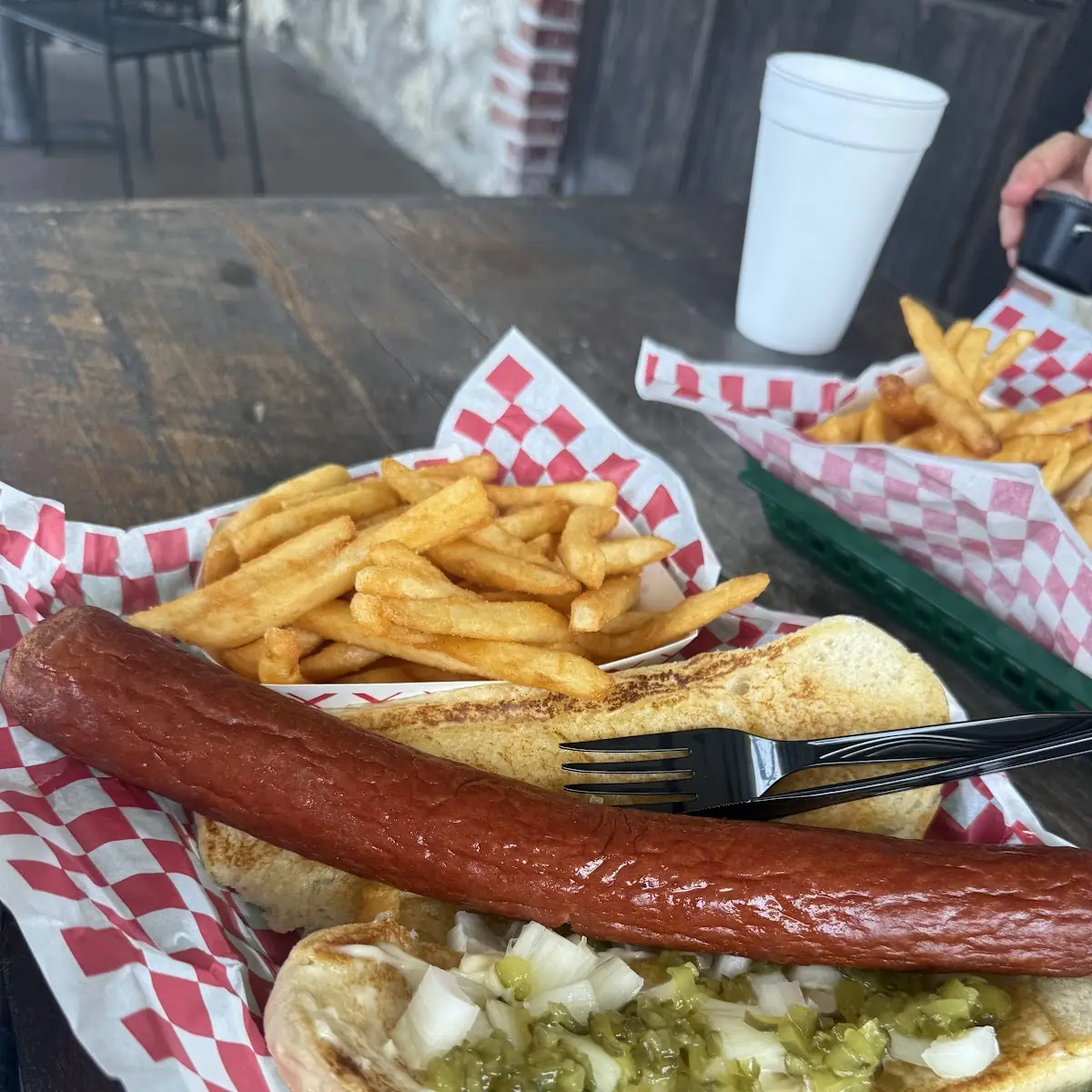 Hot Dog and Fries