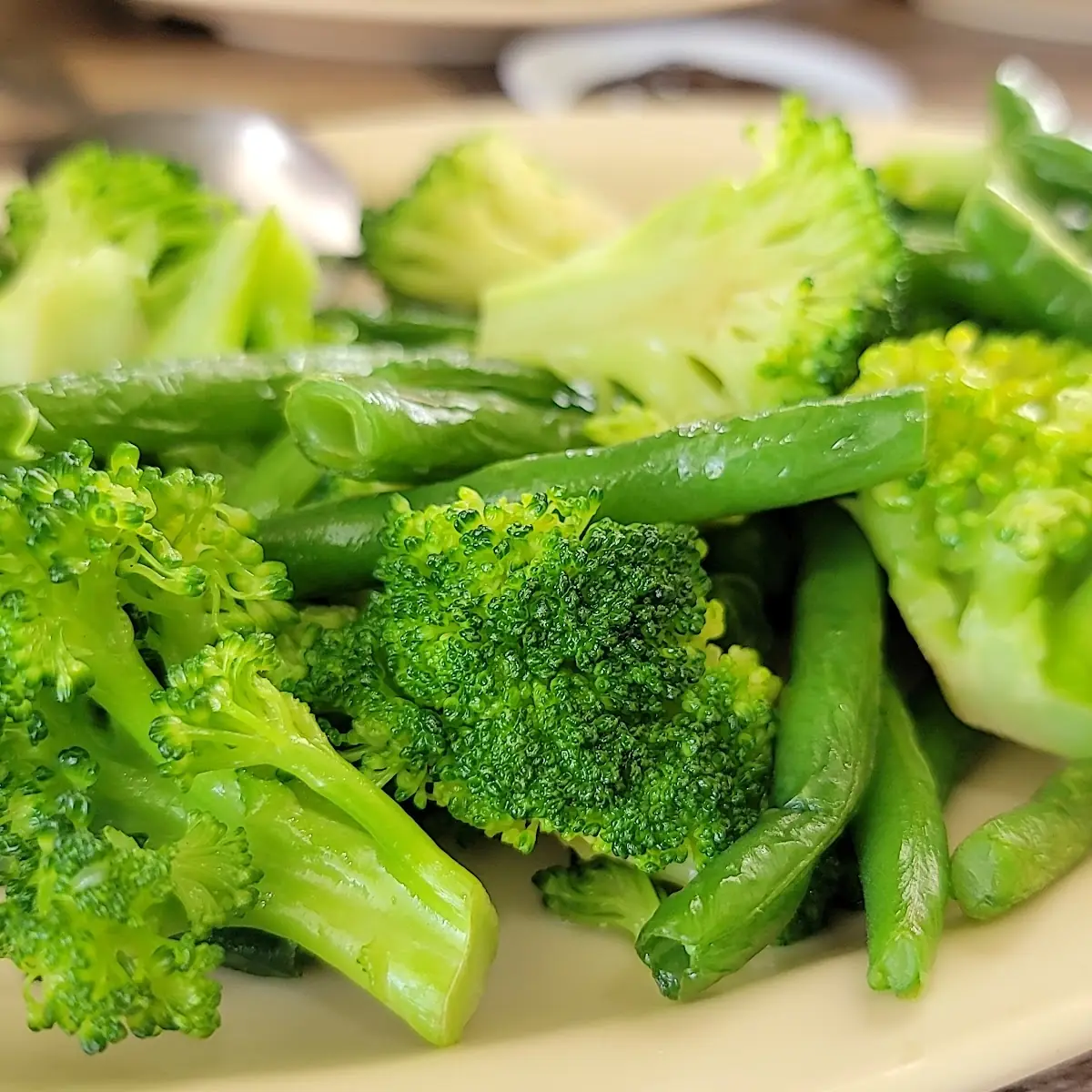 Steamed Green Beans & Broccoli