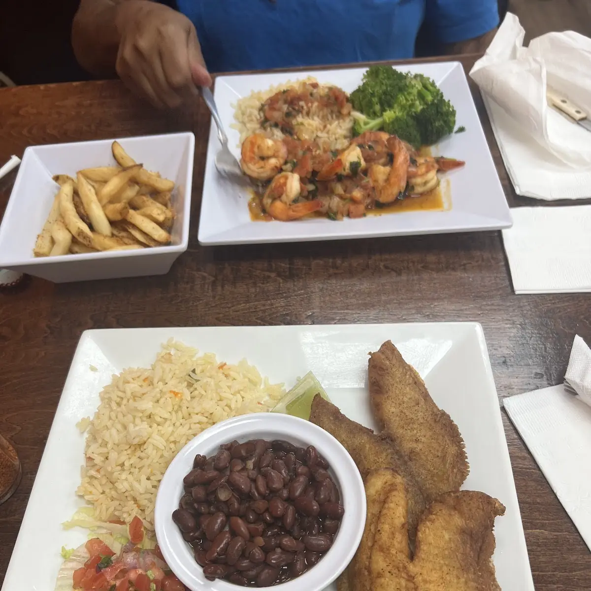 Fish Rice Beans and Salsa