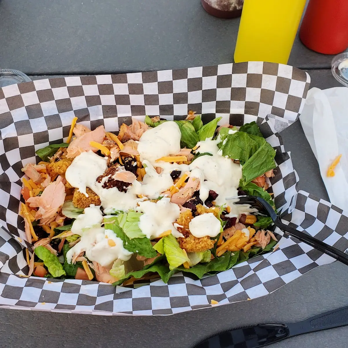 Smoked Salmon Caesar Salad