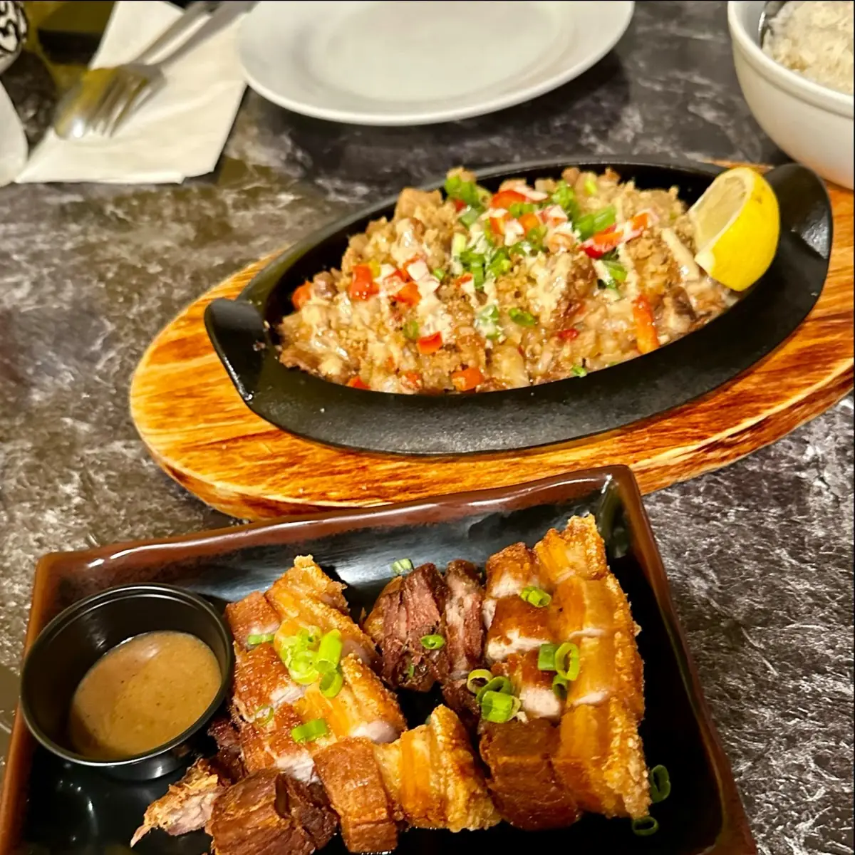 Lechon Kawali Sisig