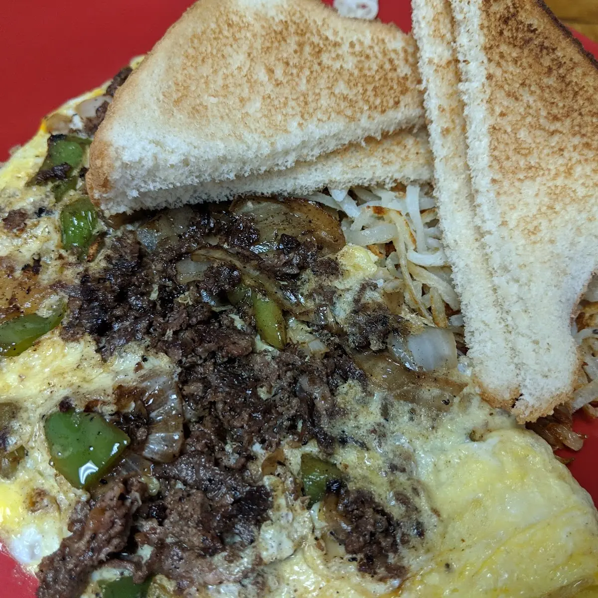 Philly Cheese Steak Omelette