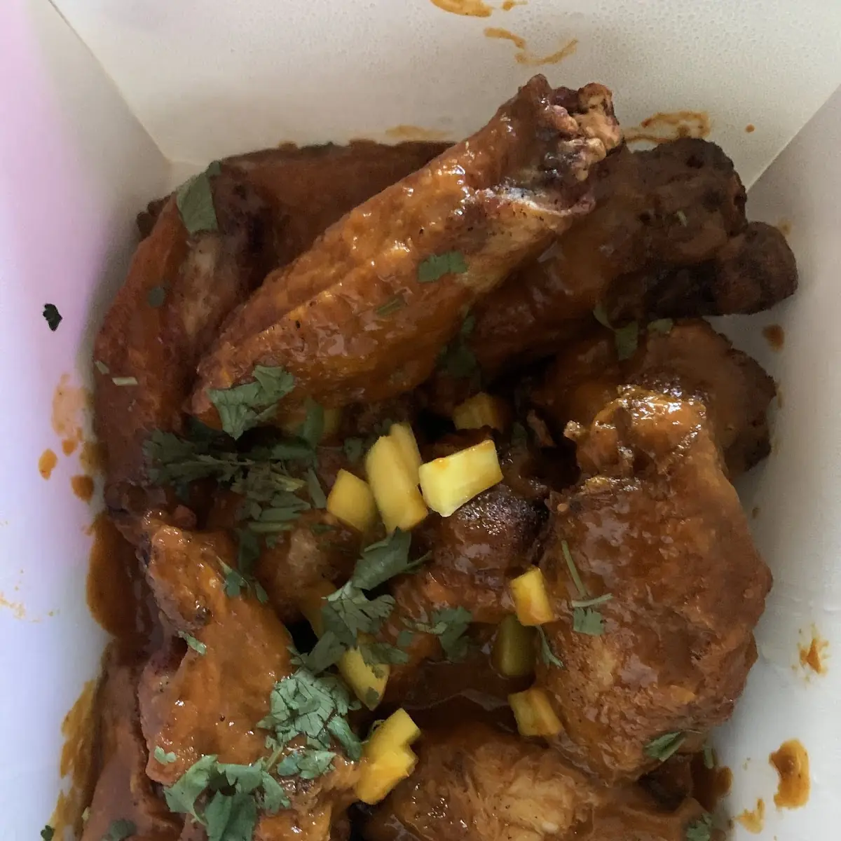 Alitas Chipotle Mango Wings